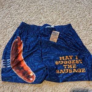 Brief Insanity Men's Blue Boxer Shorts